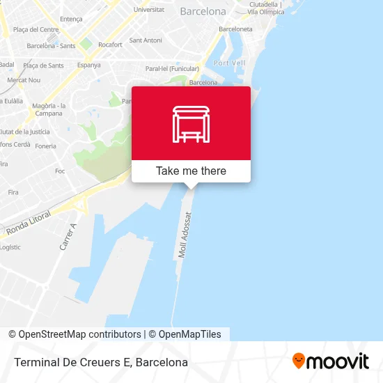 Terminal De Creuers E map