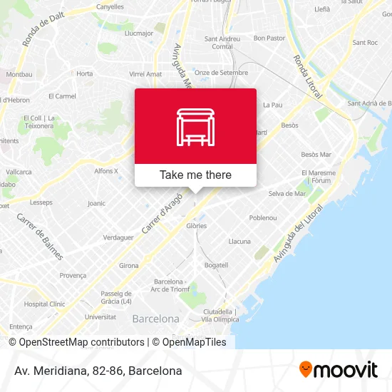 Av. Meridiana, 82-86 map