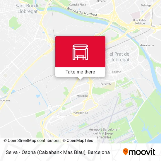 Selva - Osona (Caixabank Mas Blau) map
