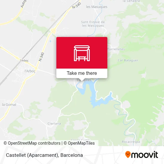 Castellet (Aparcament) map