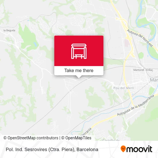 Pol. Ind. Sesrovires (Ctra. Piera) map