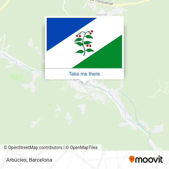 Arbúcies map