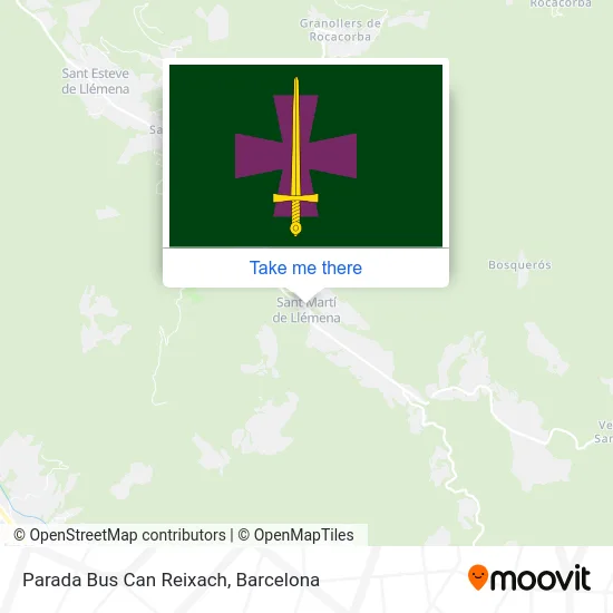 Parada Bus Can Reixach map