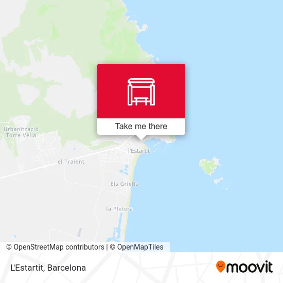 L'Estartit map