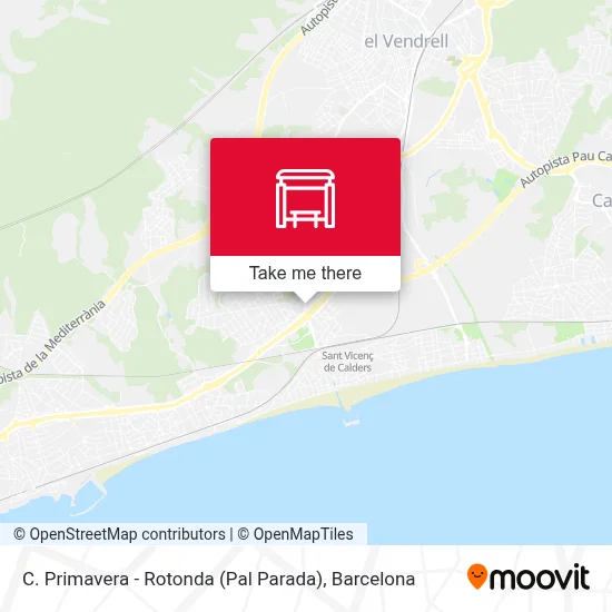 C. Primavera - Rotonda (Pal Parada) map