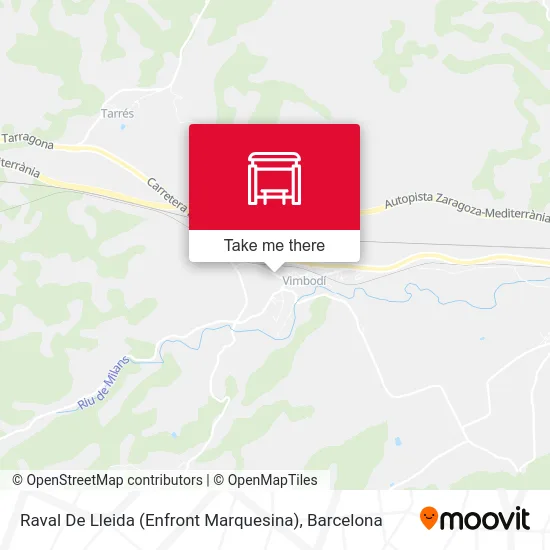 Raval De Lleida (Enfront Marquesina) map