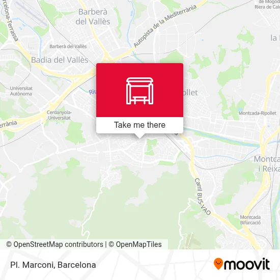 Pl. Marconi map
