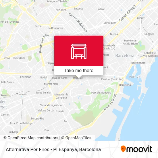 Alternativa Per Fires - Pl Espanya map