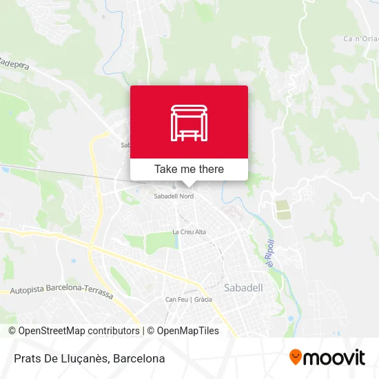 mapa Prats De Lluçanès