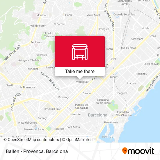 Bailèn - Provença map