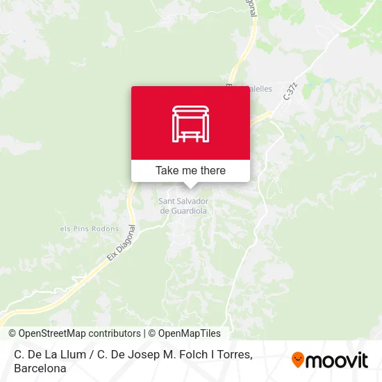 C. De La Llum / C. De Josep M. Folch I Torres map