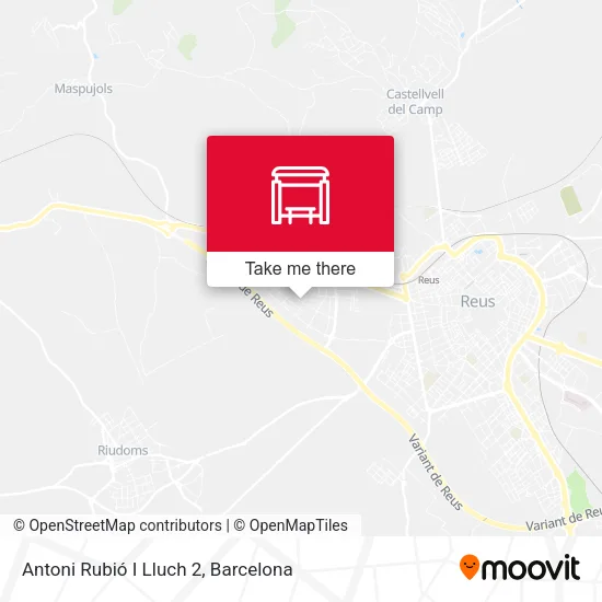 Antoni Rubió I Lluch 2 map