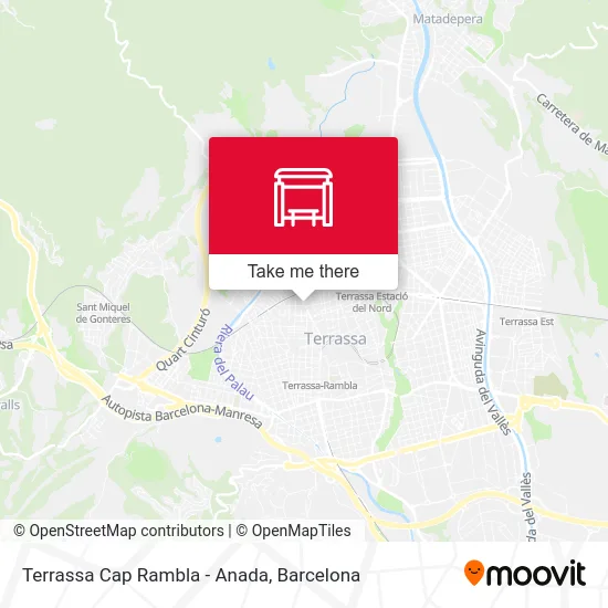 Terrassa Cap Rambla - Anada map