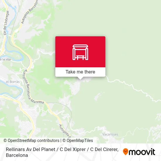 Rellinars Av Del Planet / C Del Xiprer / C Del Cirerer map