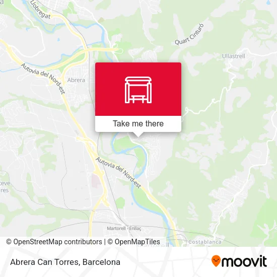 Abrera Can Torres map