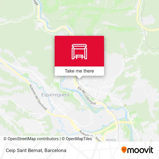 Ceip Sant Bernat map