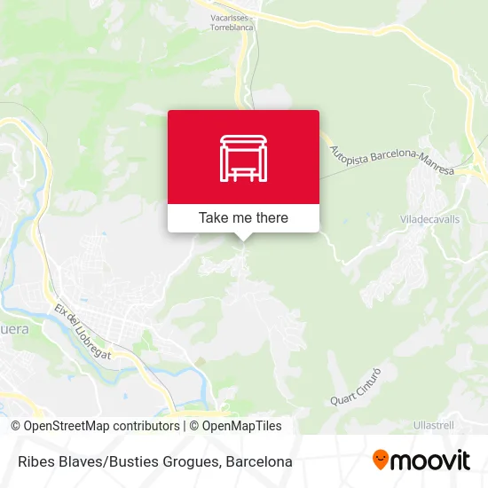 Ribes Blaves/Busties Grogues map