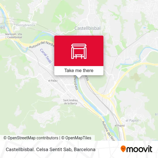 Castellbisbal. Celsa Sentit Sab map