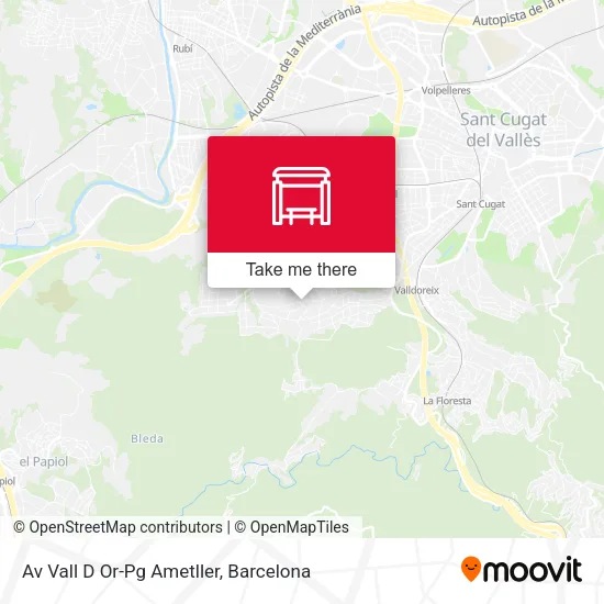 Av Vall D Or-Pg Ametller map