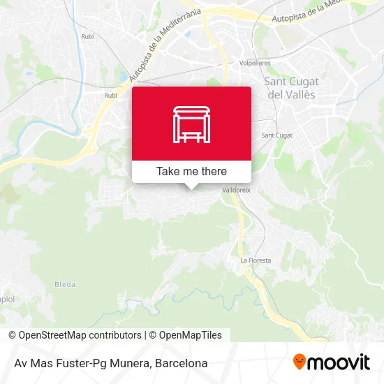 Av Mas Fuster-Pg Munera map