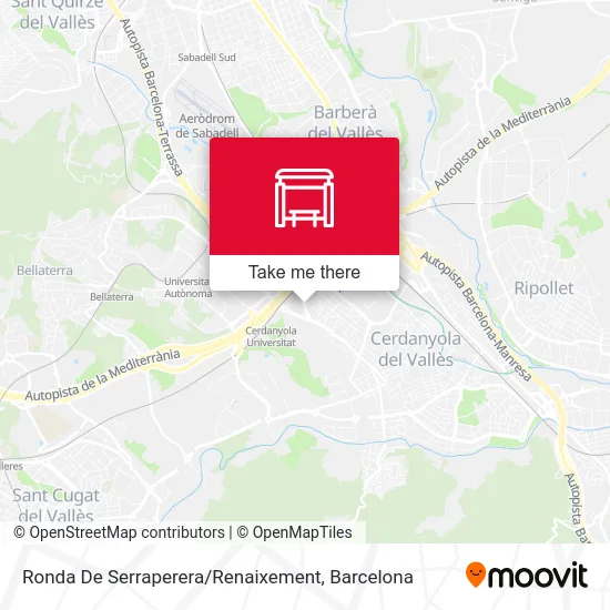 Ronda De Serraperera / Renaixement map