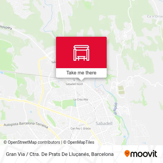 Gran Via / Ctra. De Prats De Lluçanés map