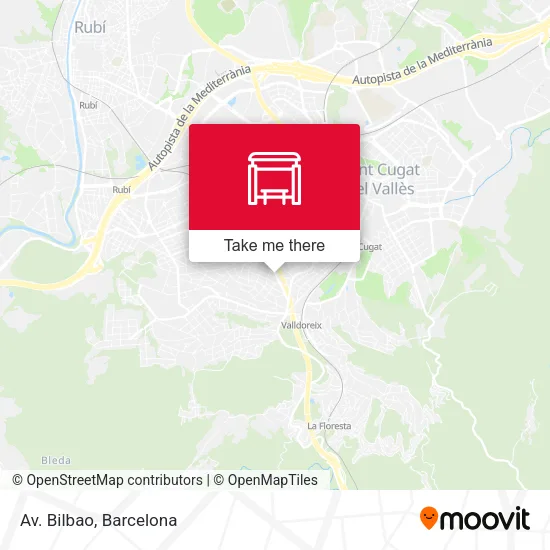 Av. Bilbao map