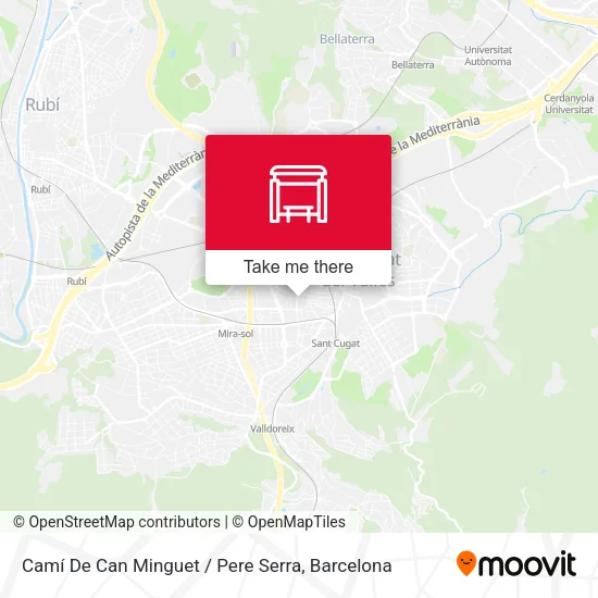 Camí De Can Minguet / Pere Serra map