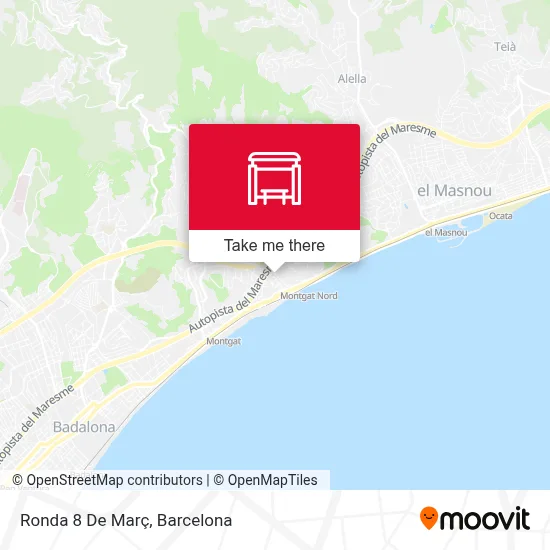 Ronda 8 De Març map