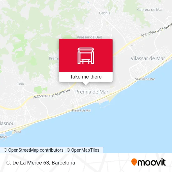 C. De La Mercè 63 map