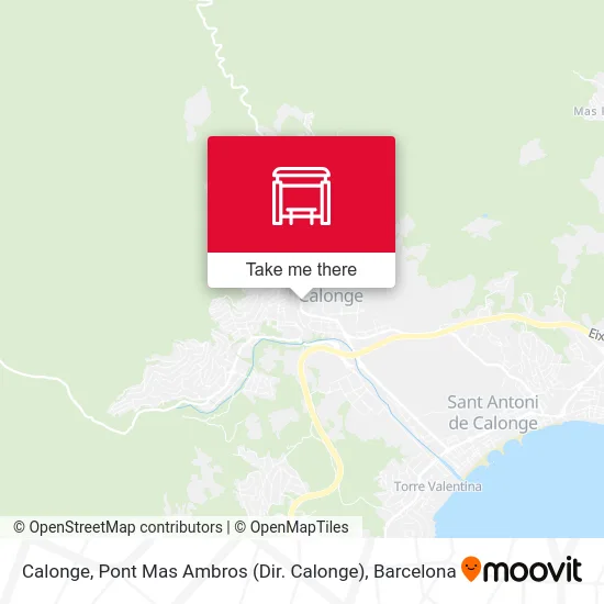 Calonge, Pont Mas Ambros (Dir. Calonge) map