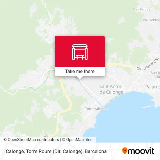 Calonge, Torre Roure (Dir. Calonge) map