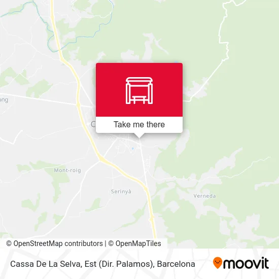 Cassa De La Selva, Est (Dir. Palamos) map