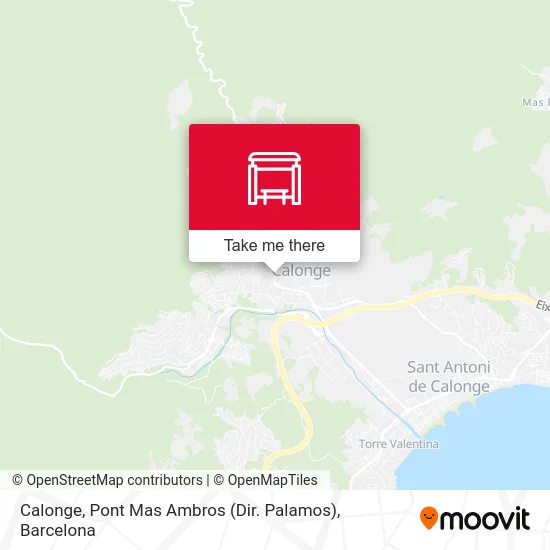 Calonge, Pont Mas Ambros (Dir. Palamos) map