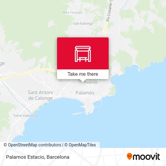 Palamos Estacio map