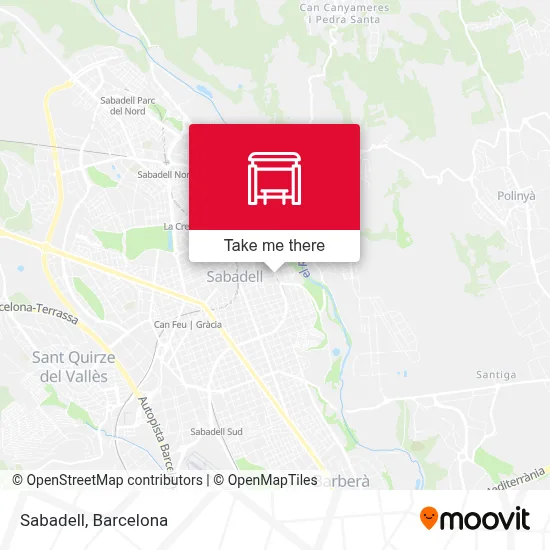 Sabadell map