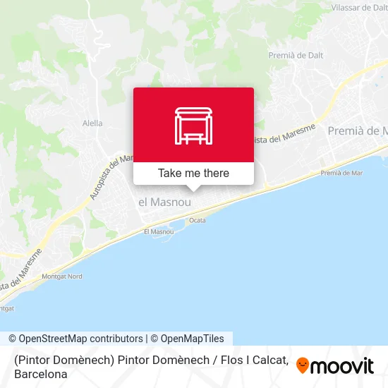 (Pintor Domènech) Pintor Domènech / Flos I Calcat map