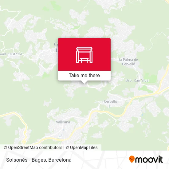 Solsonès - Bages map