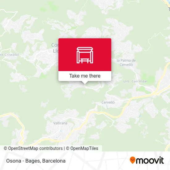 Osona - Bages map