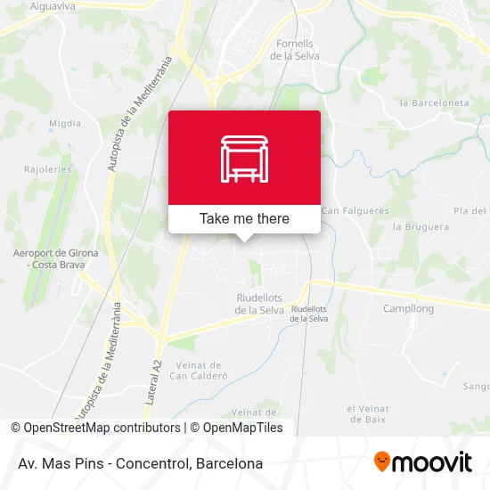 Av. Mas Pins - Concentrol map