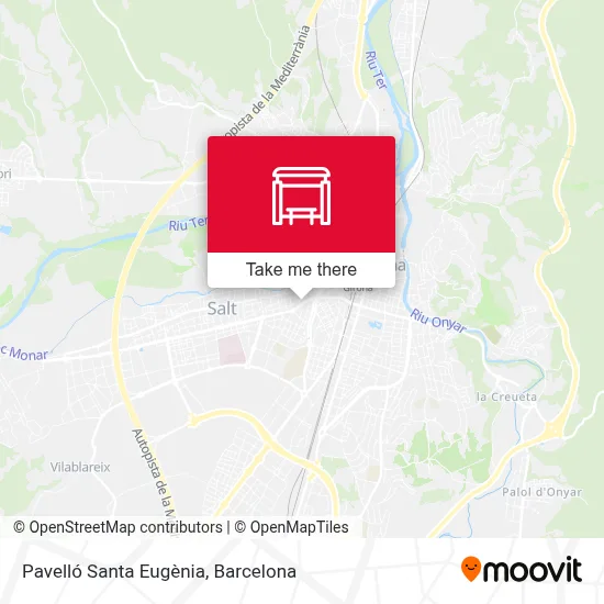 mapa Pavelló Santa Eugènia