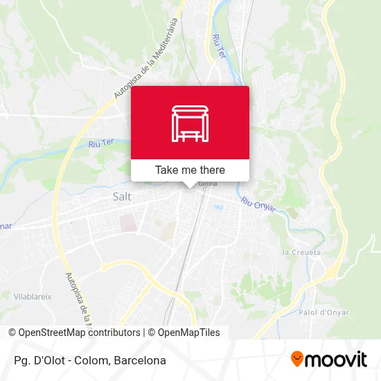Pg. D'Olot - Colom map