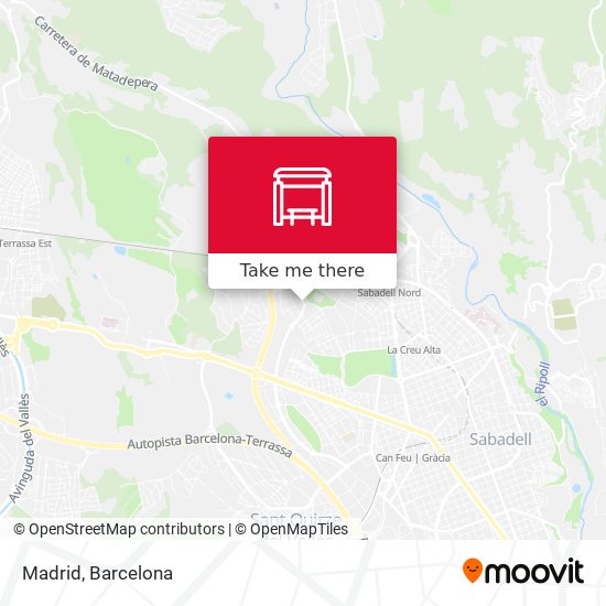 Madrid map