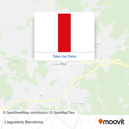 Llagostera map