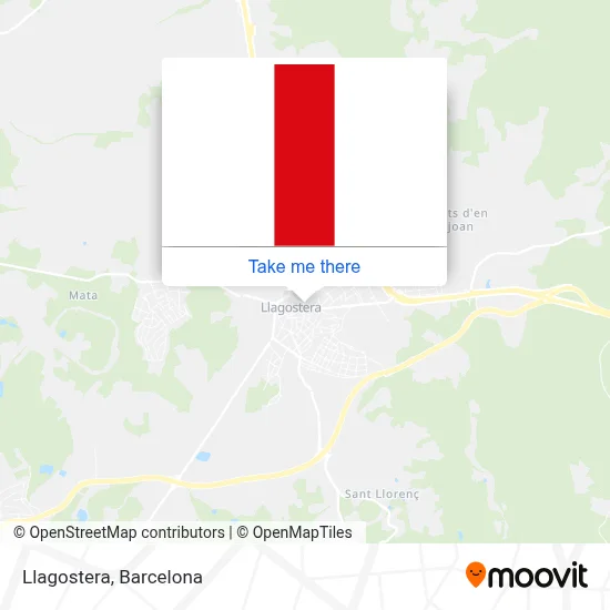 Llagostera map