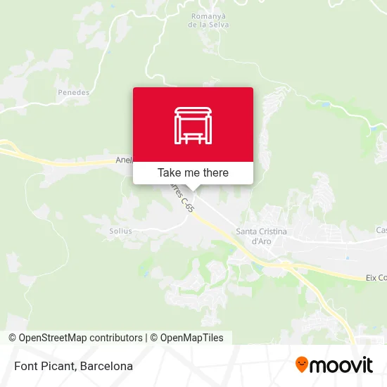 Font Picant map