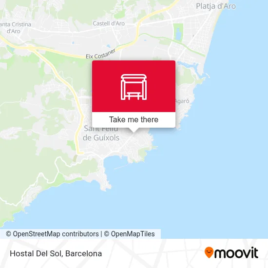 Hostal Del Sol map