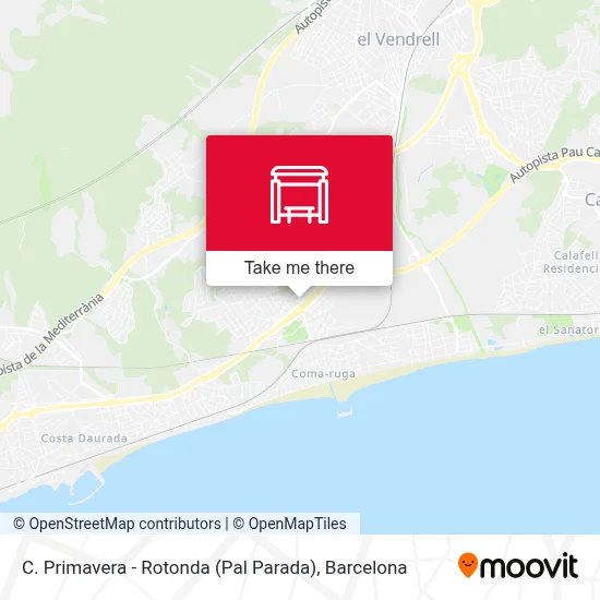 C. Primavera - Rotonda (Pal Parada) map