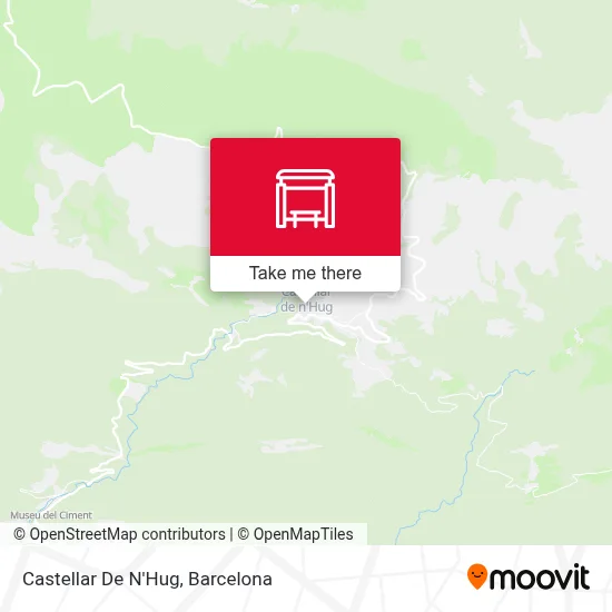Castellar De N'Hug map