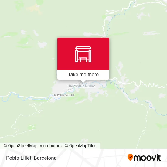 Pobla Lillet map